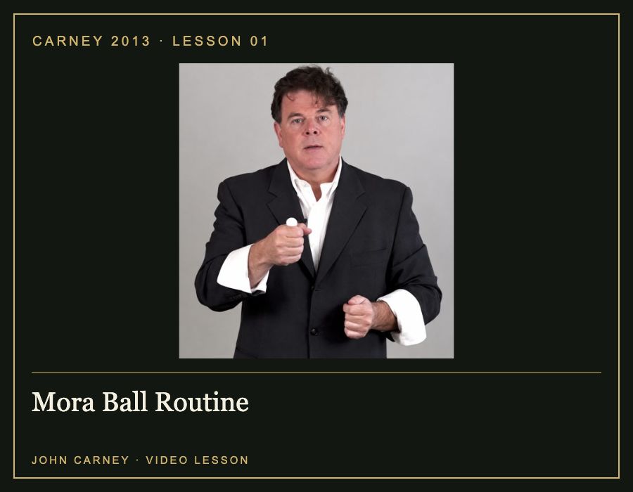 Mora Ball Routine lesson with John Carney