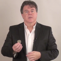 John demonstrating a coin technique